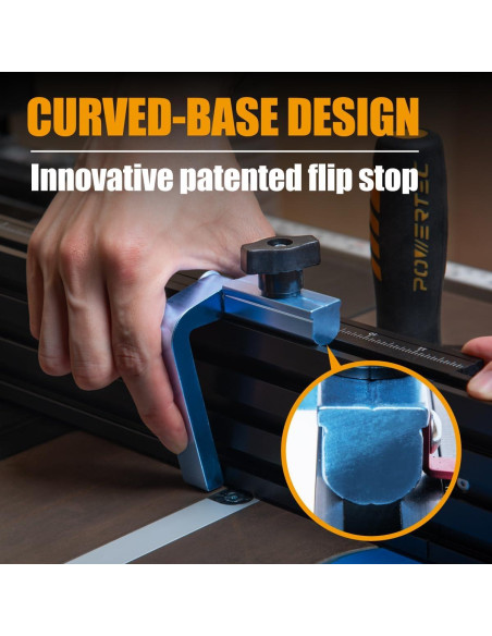 Sistema de Medición de Ingletes POWERTEC 71766 con Cerca Telescópica