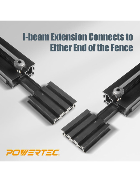 Sistema de Medición de Ingletes POWERTEC 71766 con Cerca Telescópica