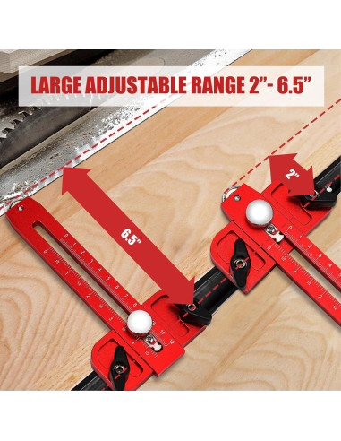 Jig de Corte Delgado YYinno para Sierra de Mesa 16,51 cm