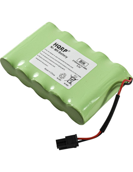 Batería de Respaldo HQRP 6V 2100mAh para Seguridad GE Interlogix
