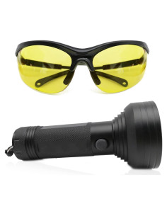 Kit Detección Fugas UV AC RBOKO con Linterna LED y Gafas