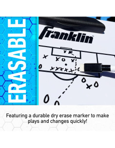 Clipboard de Fútbol Franklin Sports - Pizarra Blanca 28.4x19cm 2