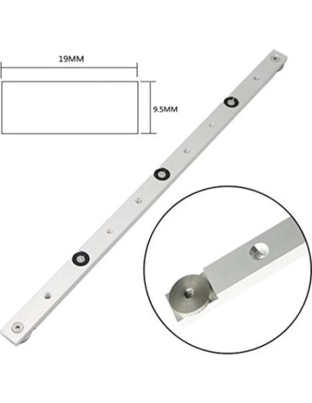 Barra de inglete Yosoo 300mm para sierra de mesa