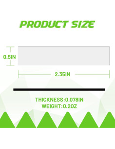 30 Piezas Imán de Alineación Magnético HIGHRAZON 1.27x6 cm 2