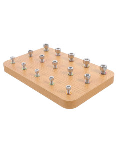 Tablero de Madera Didiseaon para Rehabilitación de Mano 24x15cm