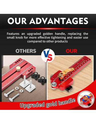 Guía de sierra de mesa delgada Vicrays - Corte preciso