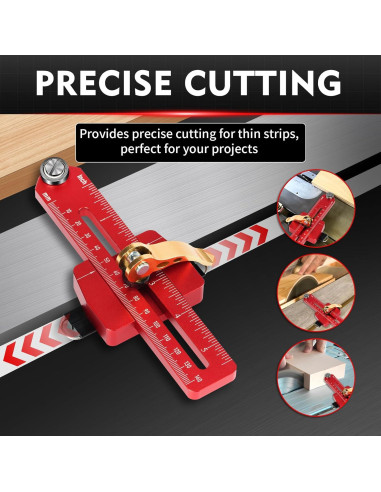 Guía de sierra de mesa delgada Vicrays - Corte preciso