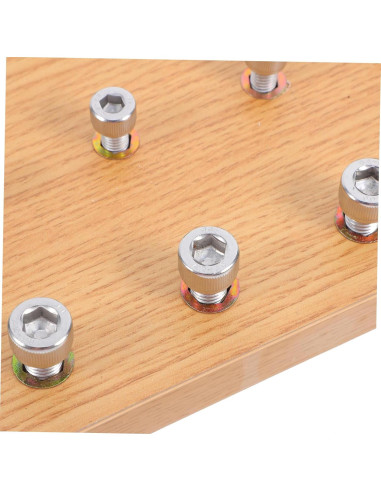 Tablero de Madera Didiseaon para Rehabilitación de Mano 24x15cm