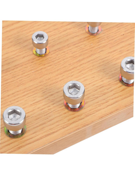 Tablero de Madera Didiseaon para Rehabilitación de Mano 24x15cm