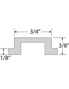 Barra de Inglete de Aluminio Peachtree 81 cm PW1033 2