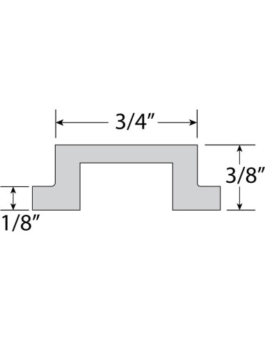 Barra de Inglete de Aluminio Peachtree 81 cm PW1033