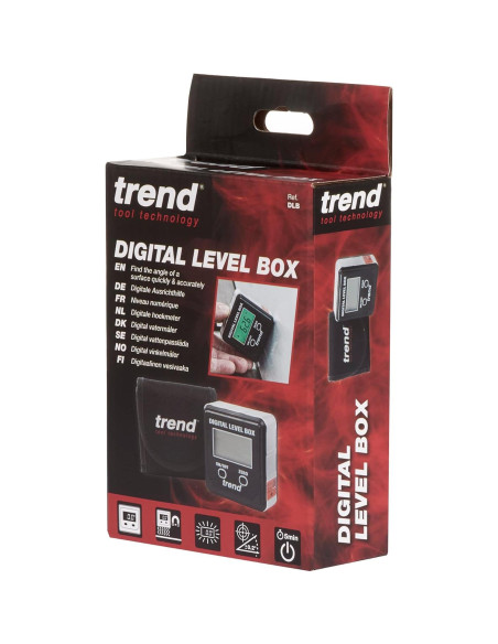 Caja de Nivel Digital Trend DLB con Base Magnética y LCD