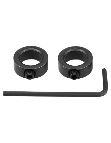 Parada de Taladro uxcell 12mm Ajustable Acero Óxido Negro 2 Pzas Parada de Taladro uxcell 12mm Ajustable Acero Óxido Negro 2 Pzas