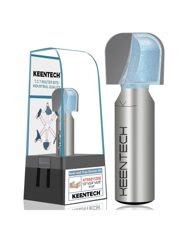 Broca de Router KEENTECH 1.27cm Eje x 1.91cm Diámetro