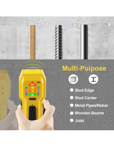 Buscador de Estudio eOUTIL ST102 Detector de Madera y Metal