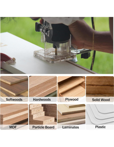 Fresa de Router HARFINGTON 2pcs 9.52mm Carburo Punta Redonda