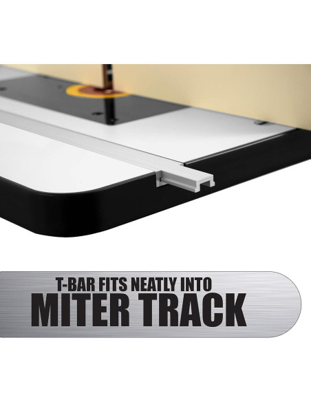 Riel T Track de Aluminio Anodizado Peachtree 121.92 cm