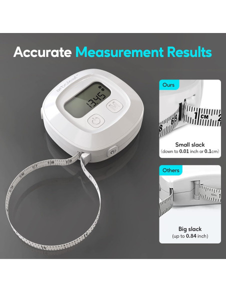 Cinta Métrica Digital Arboleaf 152,4 cm Bluetooth Cinta Métrica Digital Arboleaf 152,4 cm Bluetooth