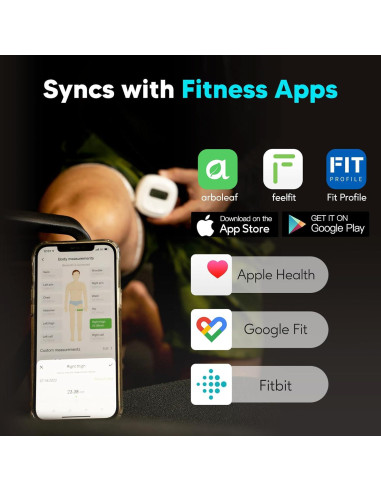 Cinta Métrica Digital Arboleaf 152,4 cm Bluetooth