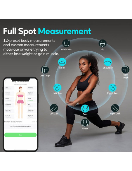 Cinta Métrica Digital Arboleaf 152,4 cm Bluetooth Cinta Métrica Digital Arboleaf 152,4 cm Bluetooth