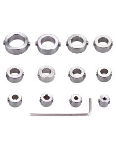 Juego de Collar de Detención ROOCBIT 12 Piezas 3-16mm