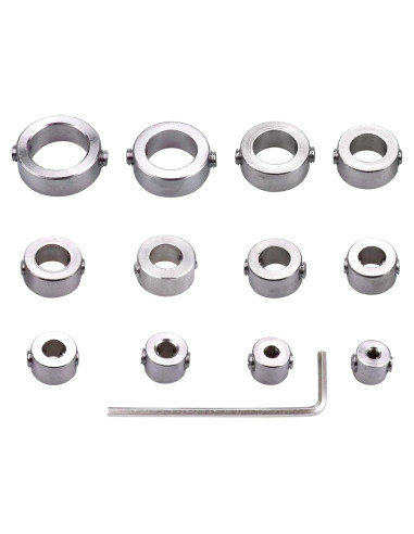 Juego de Collar de Detención ROOCBIT 12 Piezas 3-16mm