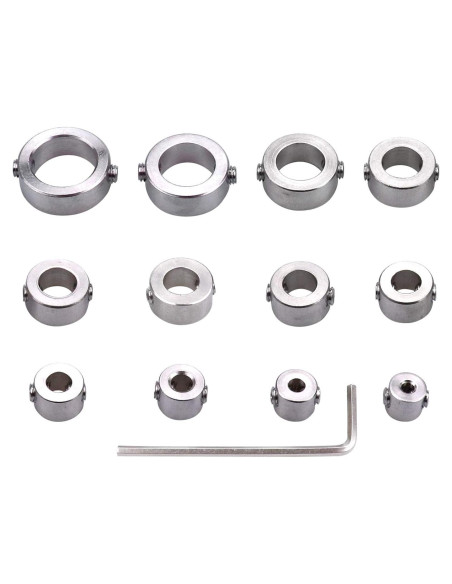 Juego de Collar de Detención ROOCBIT 12 Piezas 3-16mm