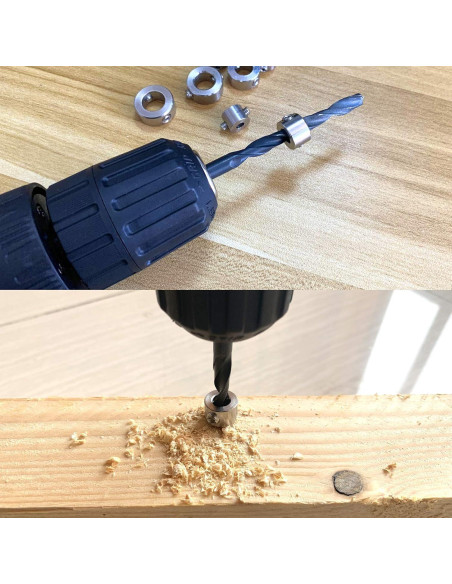 Juego de Collar de Detención ROOCBIT 12 Piezas 3-16mm