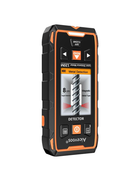 Buscador de Vigas Aicevoos con Pantalla LCD y Medidor Láser