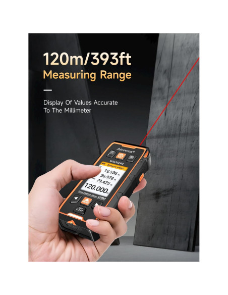 Buscador de Vigas Aicevoos con Pantalla LCD y Medidor Láser