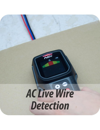 Detector Multifuncional NDI 5 en 1 con Medidor Láser 30m