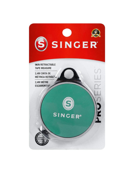 Cinta Métrica Retráctil SINGER 50003 243,84 cm Verde Cinta Métrica Retráctil SINGER 50003 243,84 cm Verde