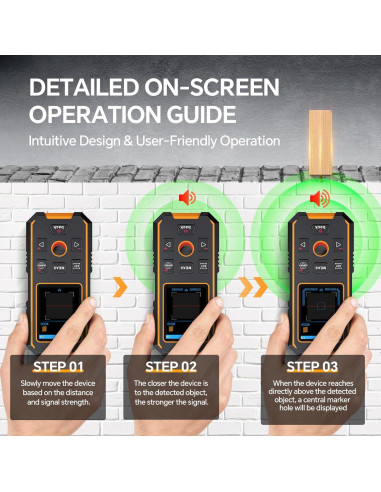 Detector de Pared SHGMEET NF-513S y Medidor Láser 40m