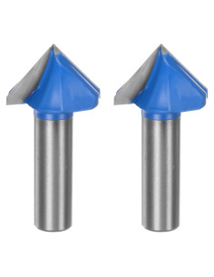 Brocas de Router HARFINGTON 2 Pcs 32mm Carburo 90 Grados