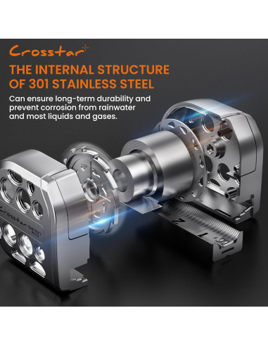 Cinta Métrica Crosstar 4.88m Doble Cara Magnética