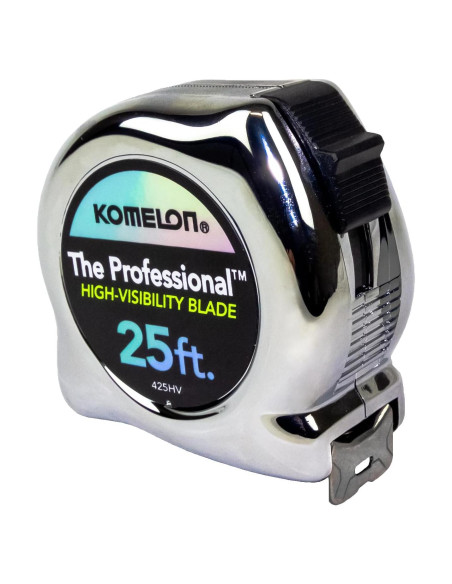 Cinta Métrica Komelon 425HV 7.62m Alta Visibilidad