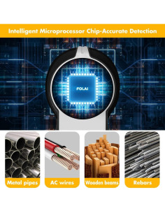 Buscador de Estudio FOLAI TH Escáner 5 en 1 LCD Azul 2