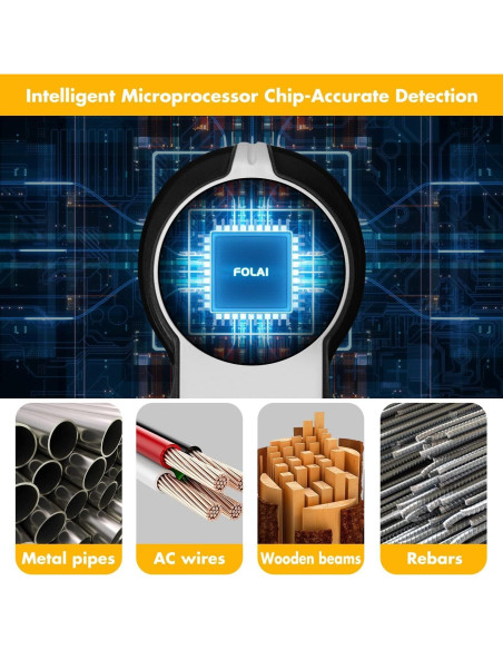 Buscador de Estudio FOLAI TH Escáner 5 en 1 LCD Azul