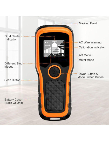 Buscador de Estudio Dmyond 5 en 1 con Pantalla LCD