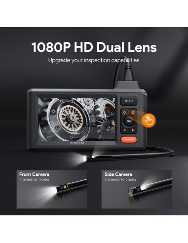 Cámara Endoscopio DEPSTECH DS620DL 1080P 5" (12,7 cm) 5m