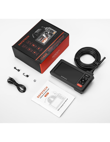 Cámara Endoscopio DEPSTECH DS620DL 1080P 5" (12,7 cm) 5m