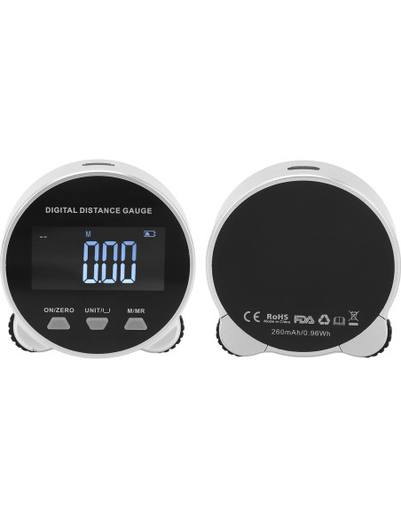 Cinta Métrica Digital Asixxsix 200m Pantalla LCD Recargable