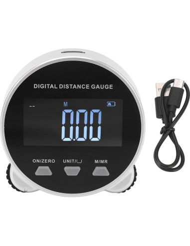 Cinta Métrica Digital Asixxsix 200m Pantalla LCD Recargable