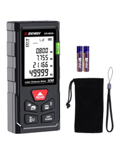 Medidor de Distancia Láser LEERCHUANG 40m LCD IP54