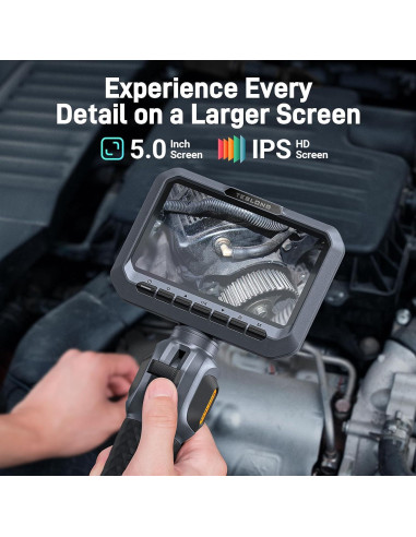 Borescopio Articulado Teslong TD300P 5.5mm con Luz LED