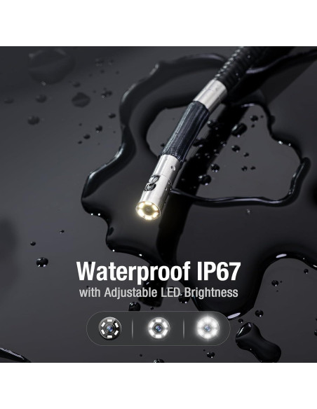 Borescopio Articulado Teslong TD300P 5.5mm con Luz LED