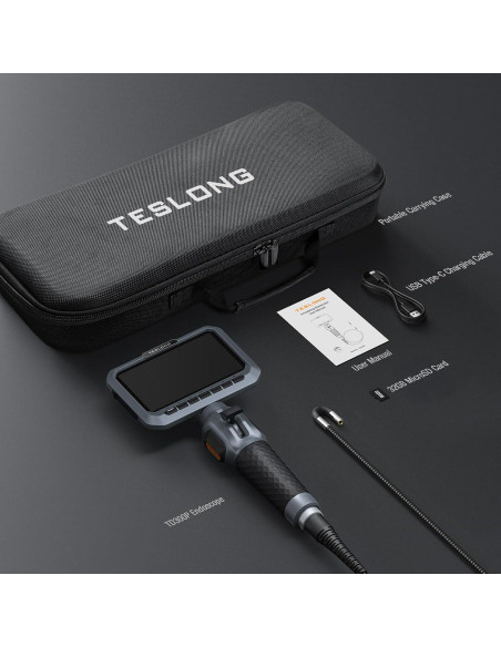 Borescopio Articulado Teslong TD300P 5.5mm con Luz LED