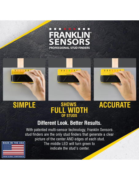 Buscador de Estudio Franklin Sensors ProSensor M70 7 Sensores
