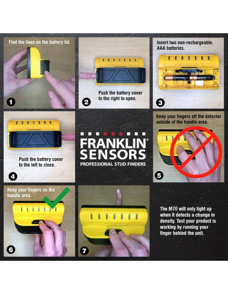 Buscador de Estudio Franklin Sensors ProSensor M70 7 Sensores