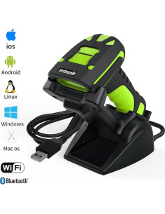 Escáner de Código de Barras Symcode Industrial Bluetooth 2D 2